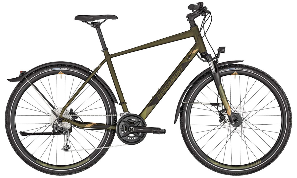 Фотографія Велосипед 28" BERGAMONT HELIX 6 EQ GENT (2020) 2020 Сіро-зелений 
